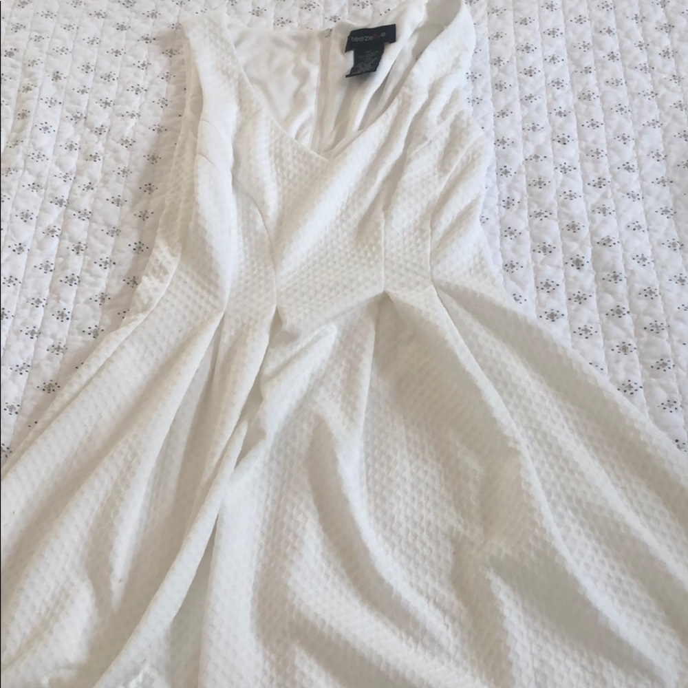 Teeze Me white skater dress
